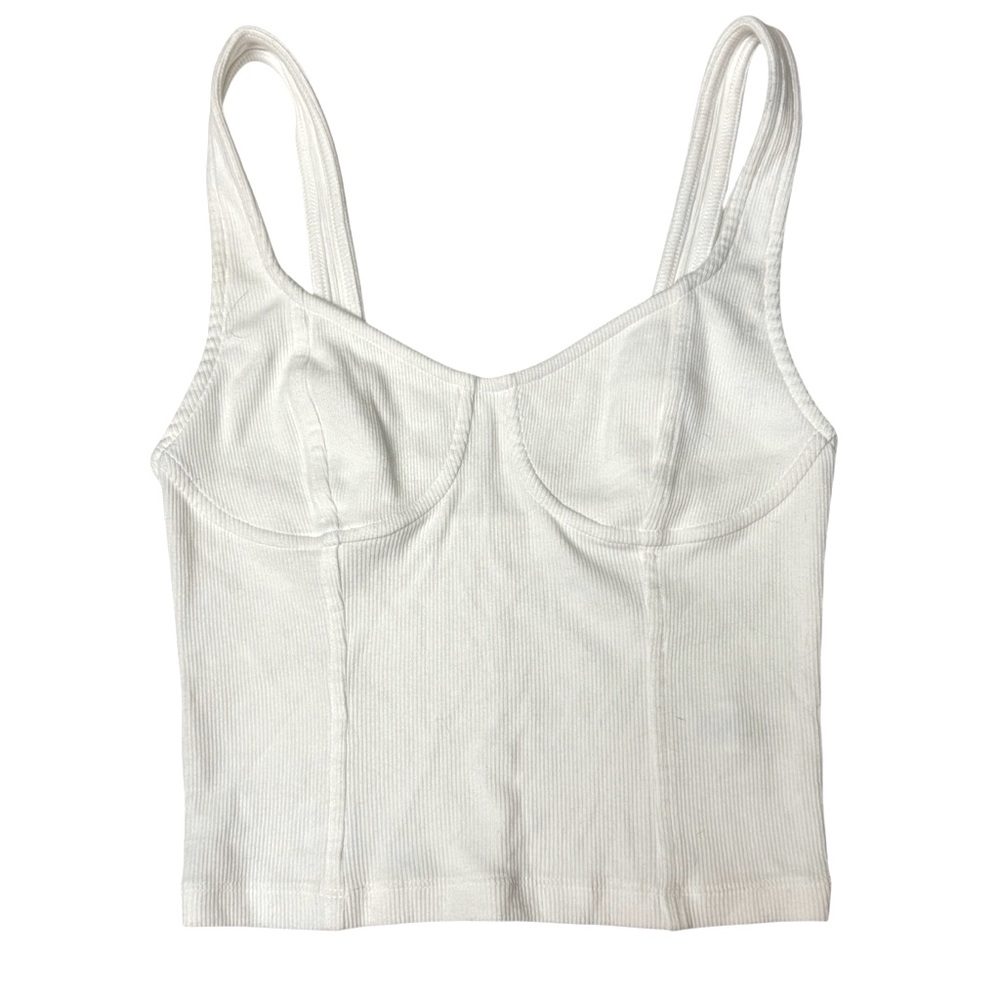Aerie Corset Top White Size Small